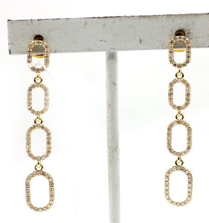 14 k Gold Diamond Earring