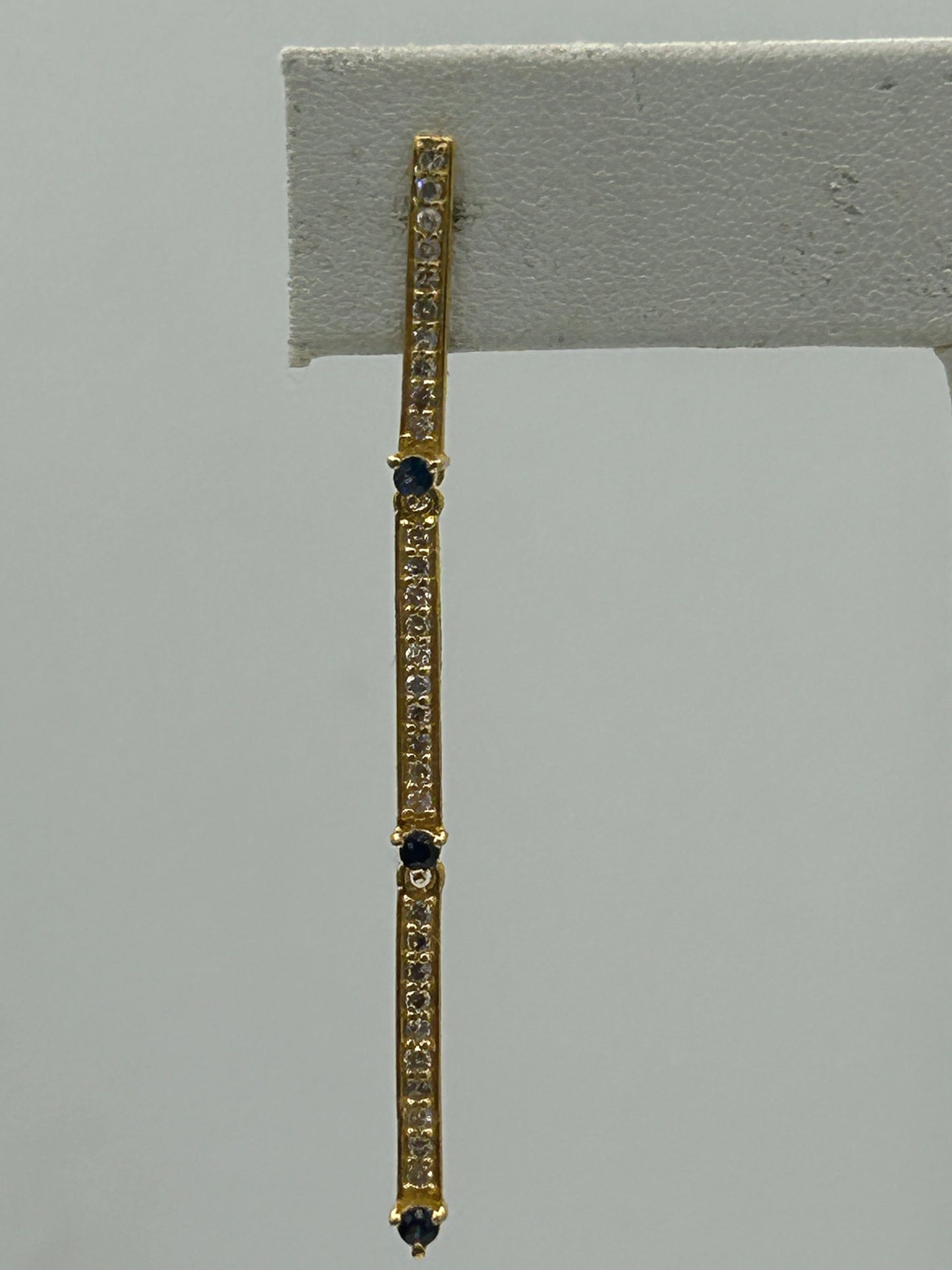 14k Solid Gold Diamond Earring