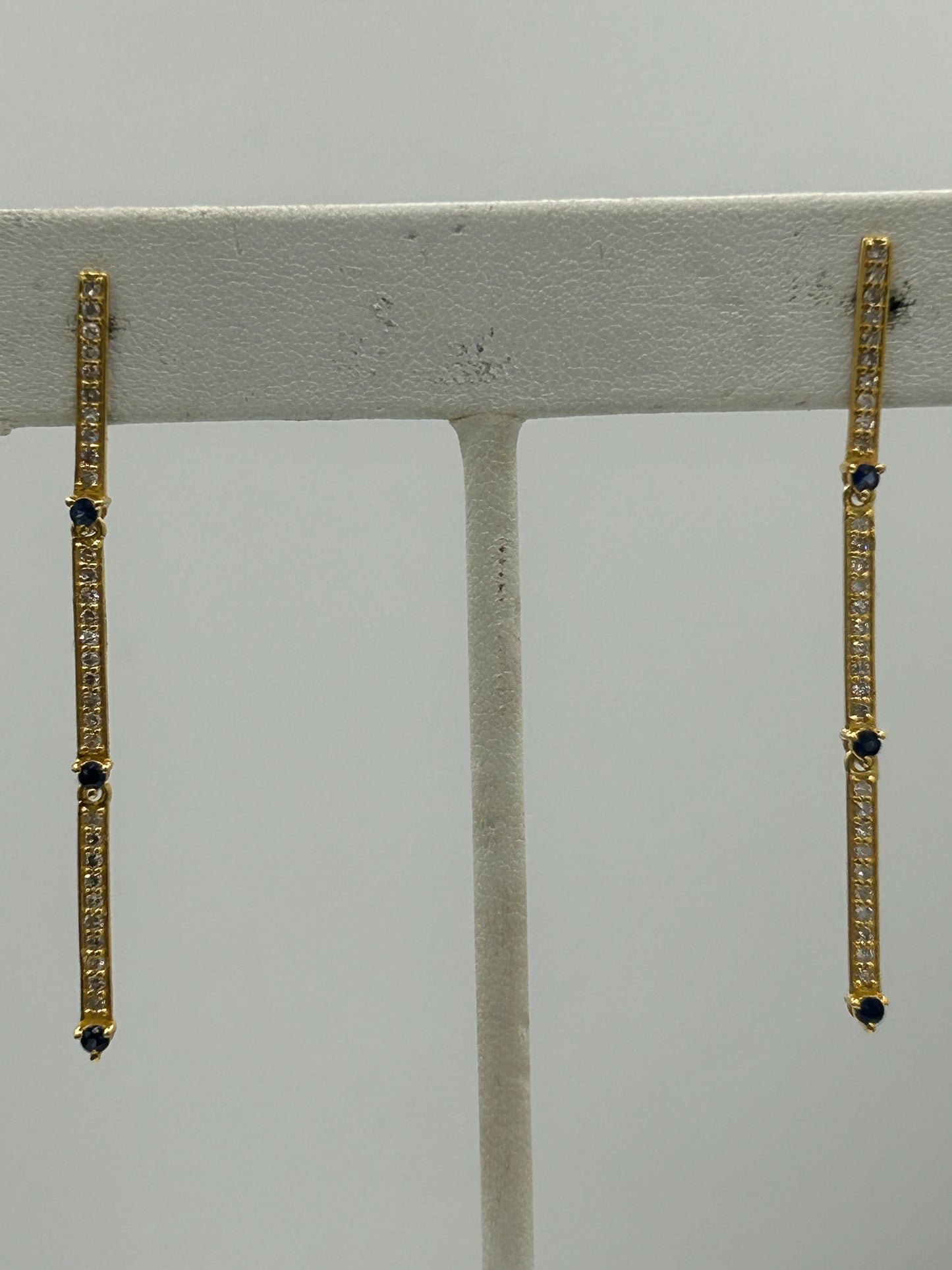 14k Solid Gold Diamond Earring
