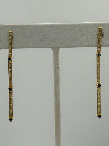 14k Solid Gold Diamond Earring