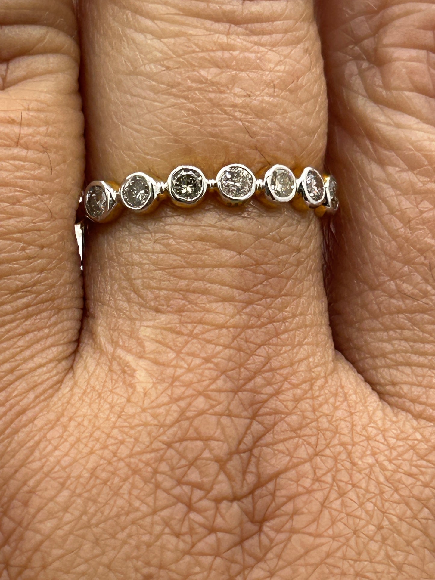 14k Solid Gold Diamond Rings..