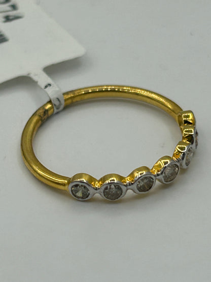 14k Solid Gold Diamond Rings..