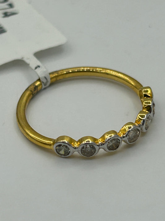 14k Solid Gold Diamond Rings..