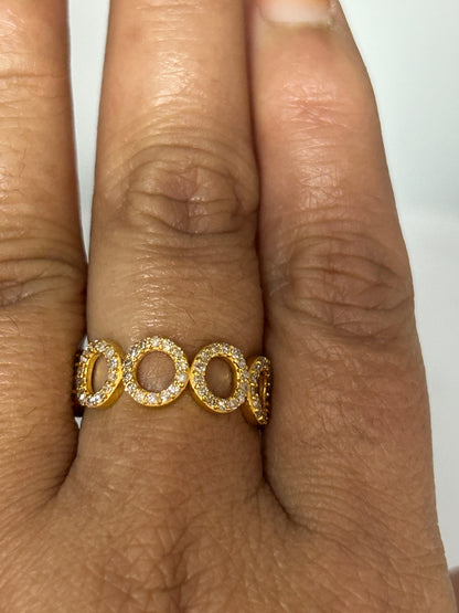 14k Solid Gold Diamond Rings..