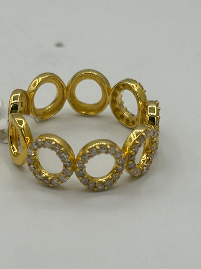 14k Solid Gold Diamond Rings..