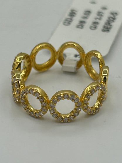 14k Solid Gold Diamond Rings..
