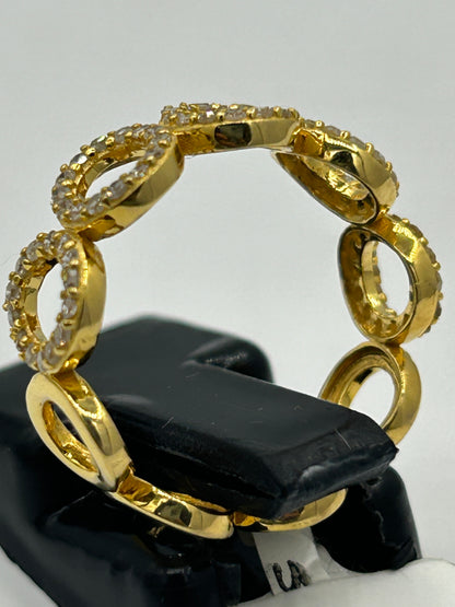 14k Solid Gold Diamond Rings..