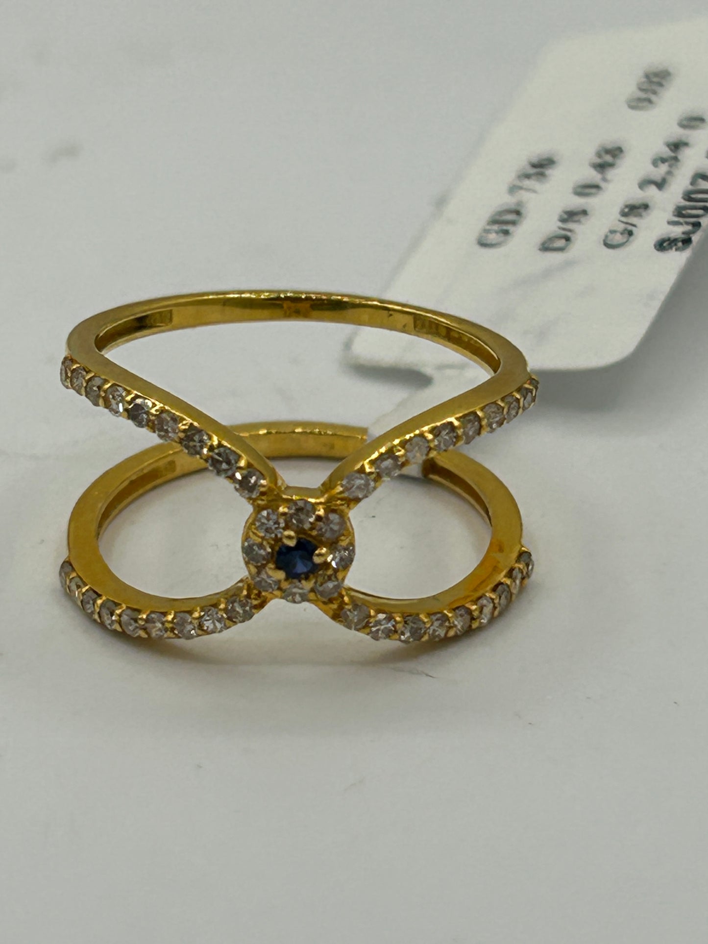 14k Solid Gold Diamond Rings..