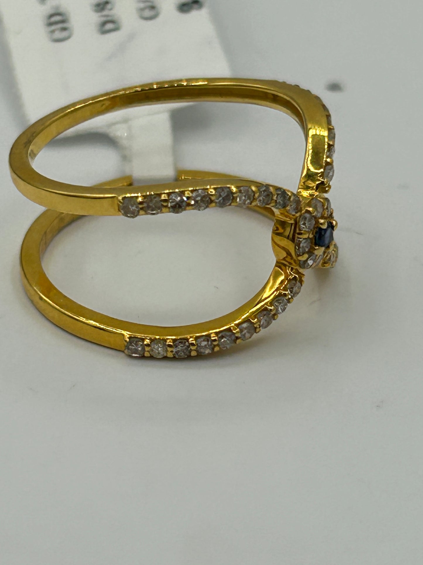 14k Solid Gold Diamond Rings..