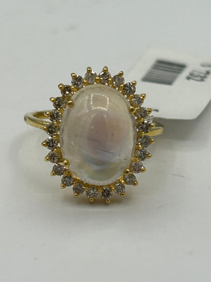 14k Solid Gold Diamond Rings..