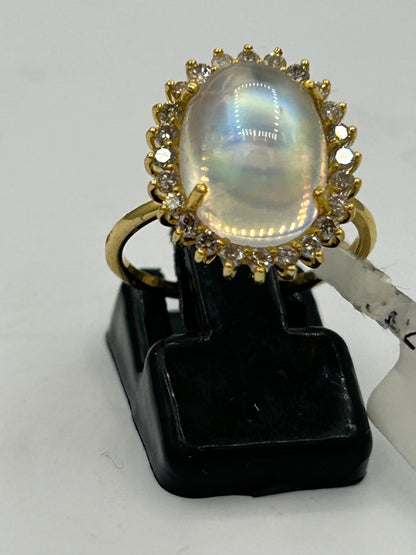 14k Solid Gold Diamond Rings..