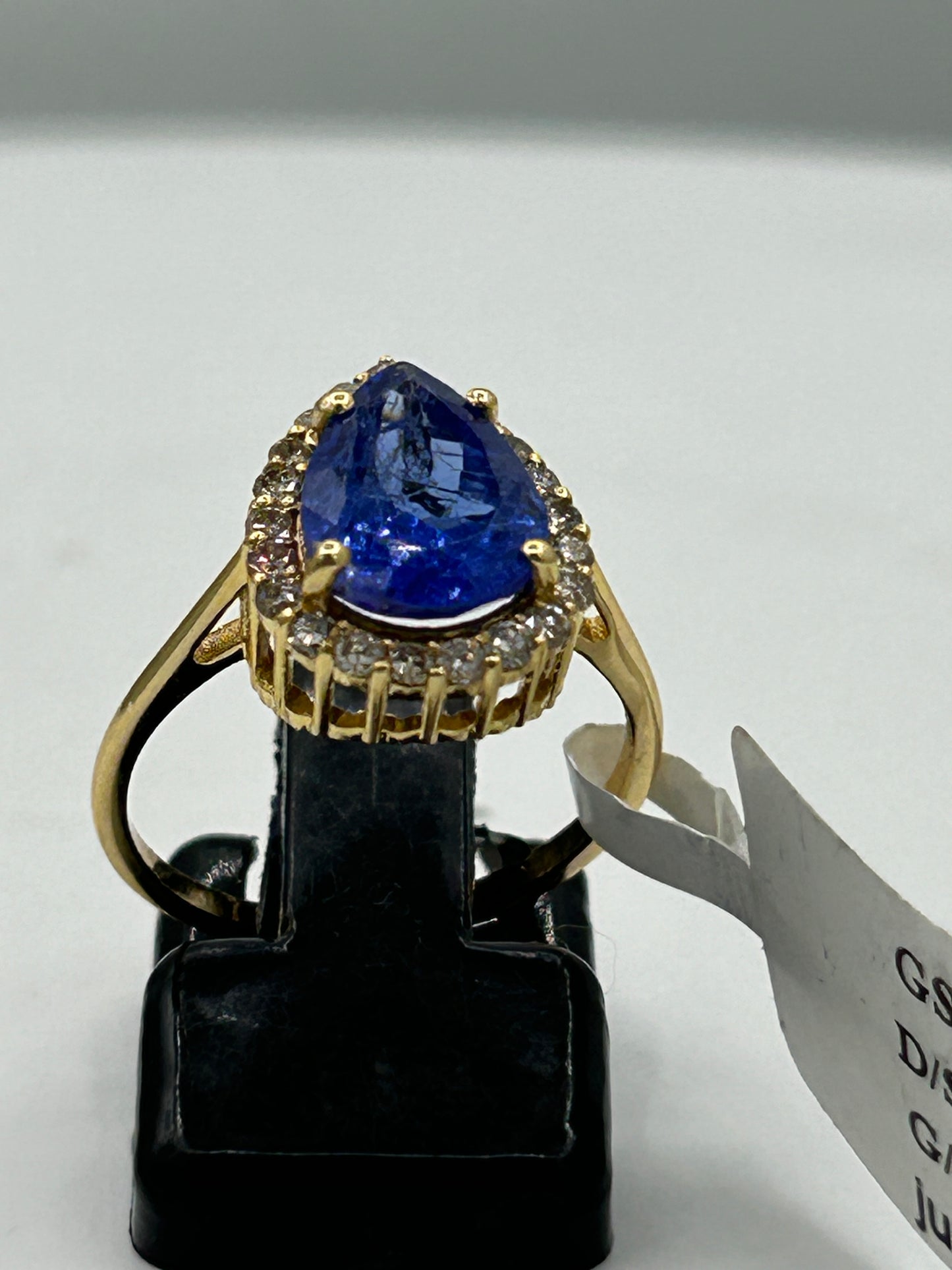 Tanzanite 14k Solid Gold Diamond Rings..