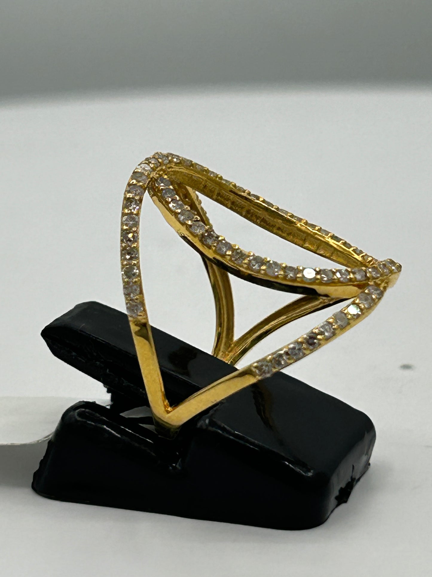14k Solid Gold Diamond Rings..