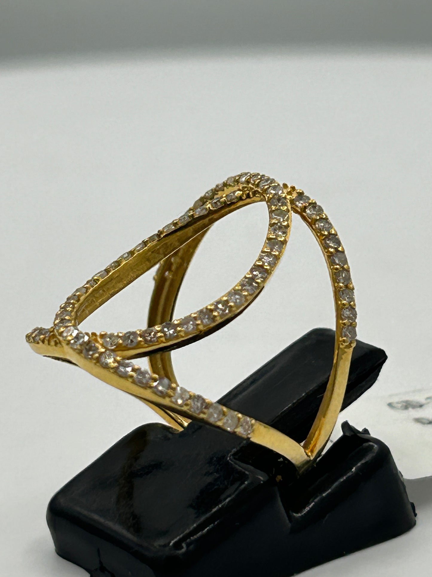 14k Solid Gold Diamond Rings..