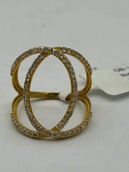 14k Solid Gold Diamond Rings..