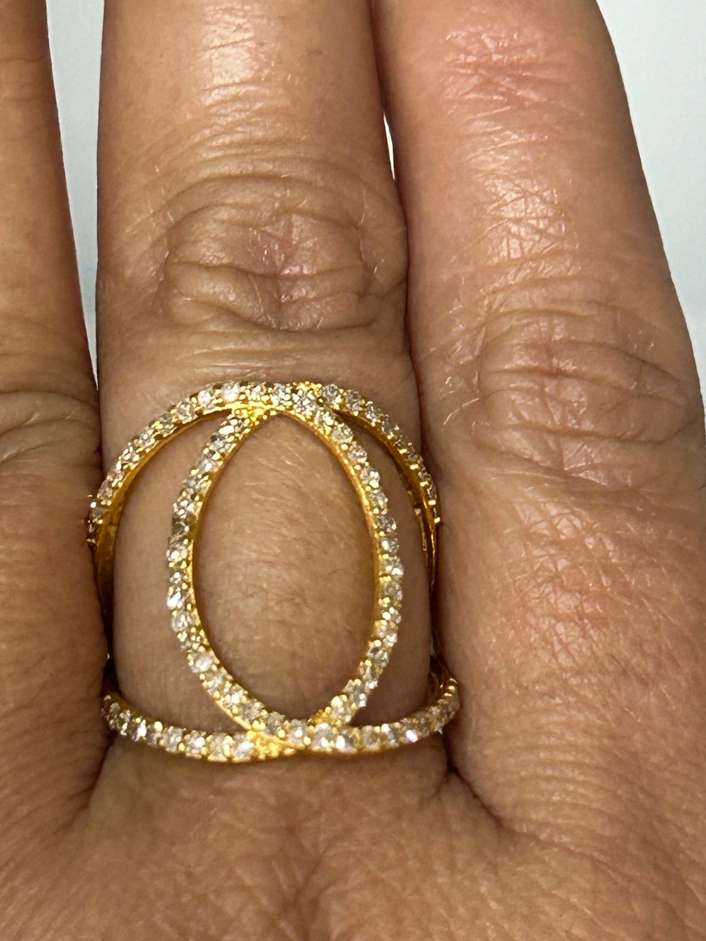 14k Solid Gold Diamond Rings..