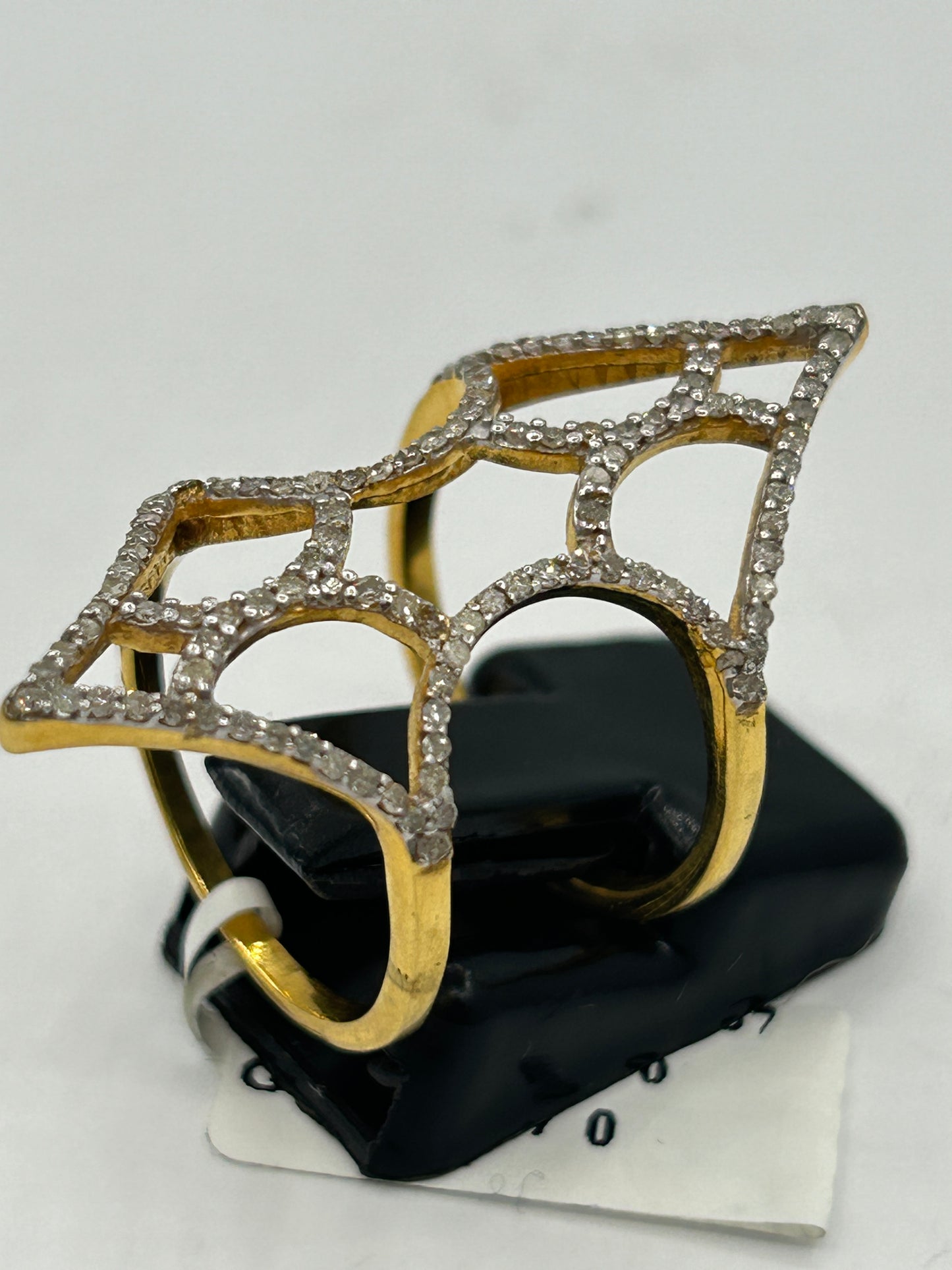 14k Solid Gold Diamond Rings..