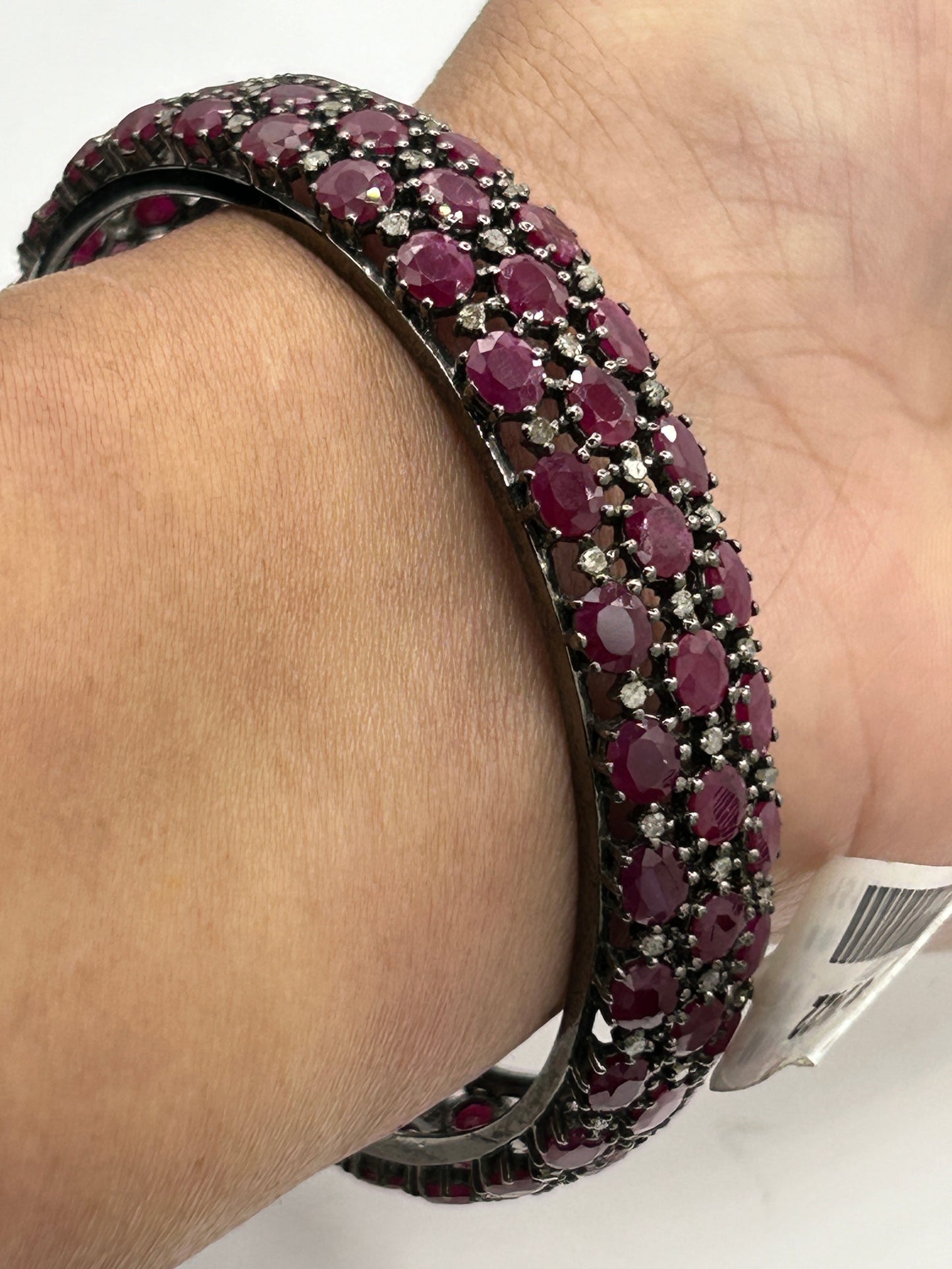 Ruby Diamond Bangle