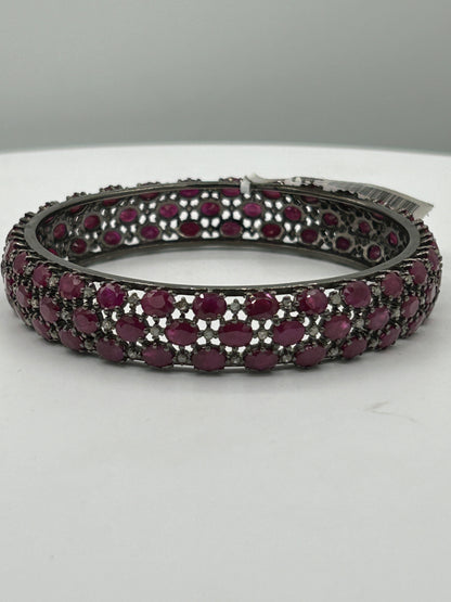 Ruby Diamond Bangle