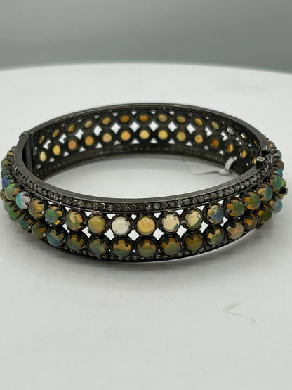 Opal Diamond Bangle