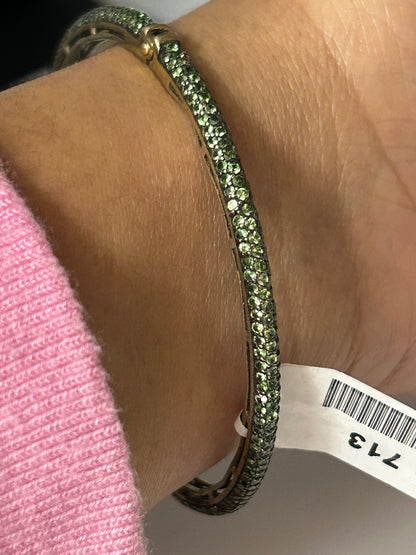 Tsavorite  Bangle