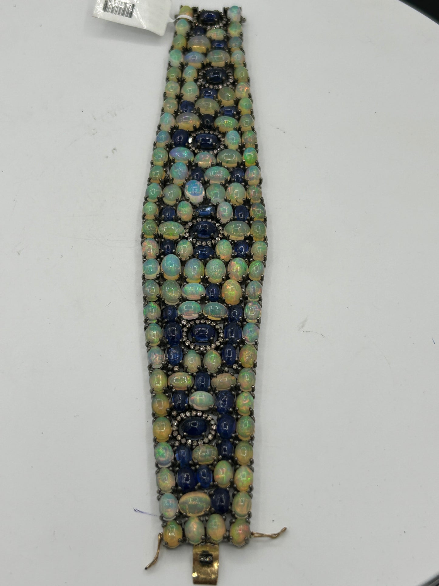 Opal and Tanzanite Bracelet with Diamonds