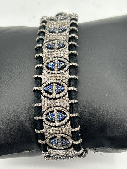 Sapphire and Diamond Bracelet