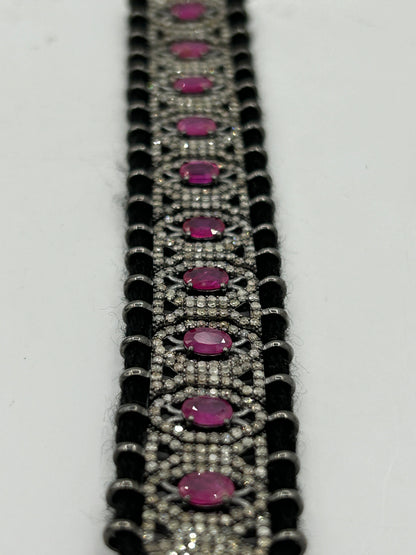Ruby and Diamond Bracelet