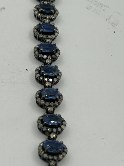 Pink Tourmaline Diamond Designer Bracelet