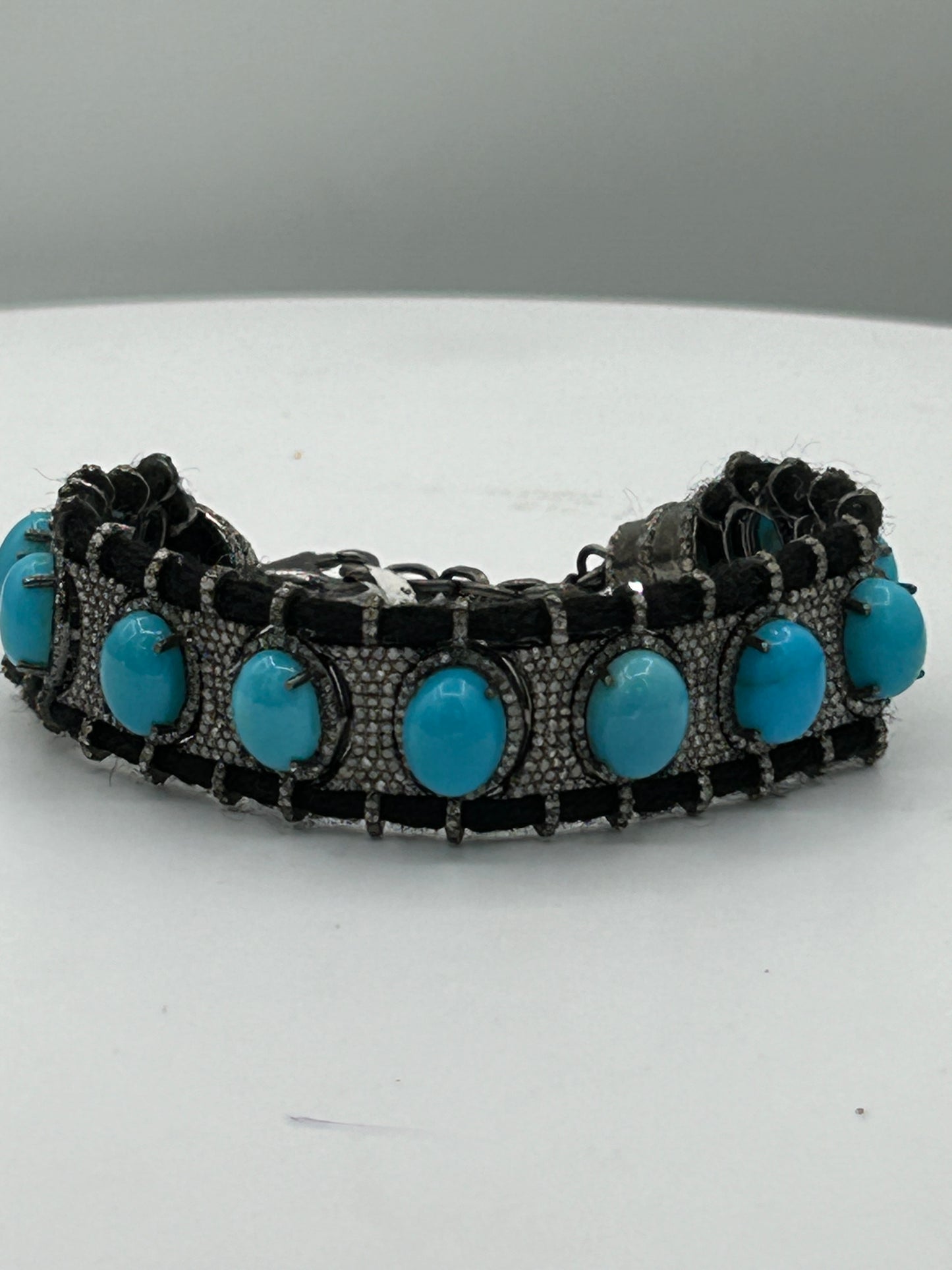 Thread Tourquise Diamand Designer Bracelet