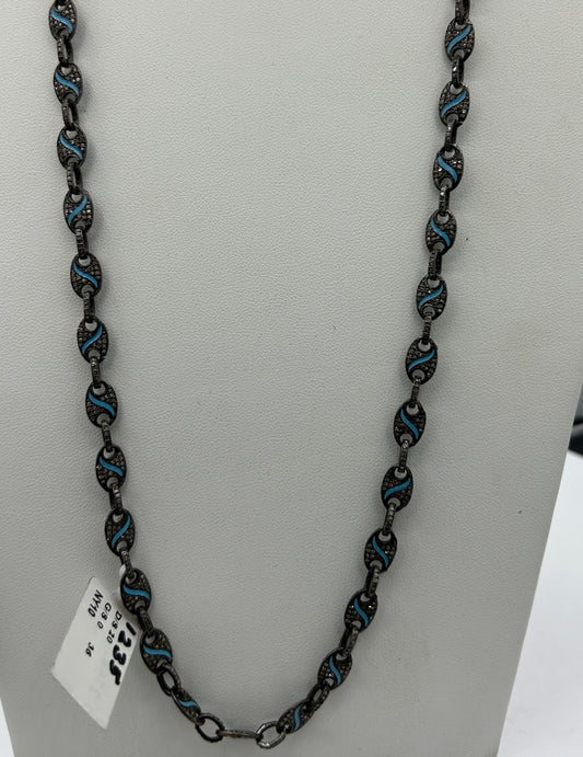 Long Designer Diamonds Necklace