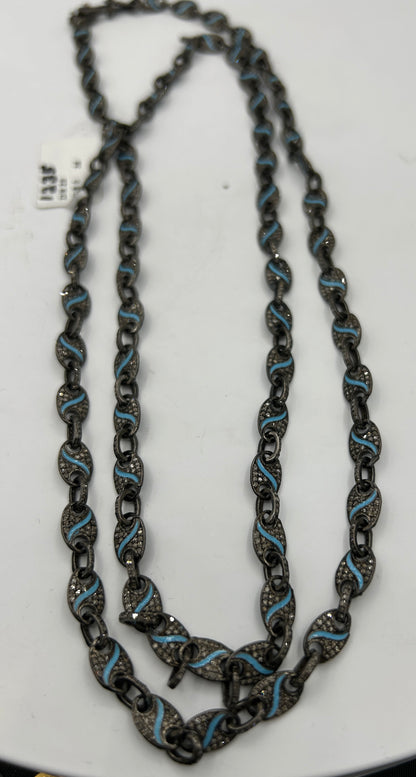 Long Designer Diamonds Necklace