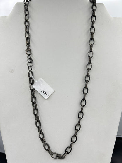 Diamond Link Chain Necklace