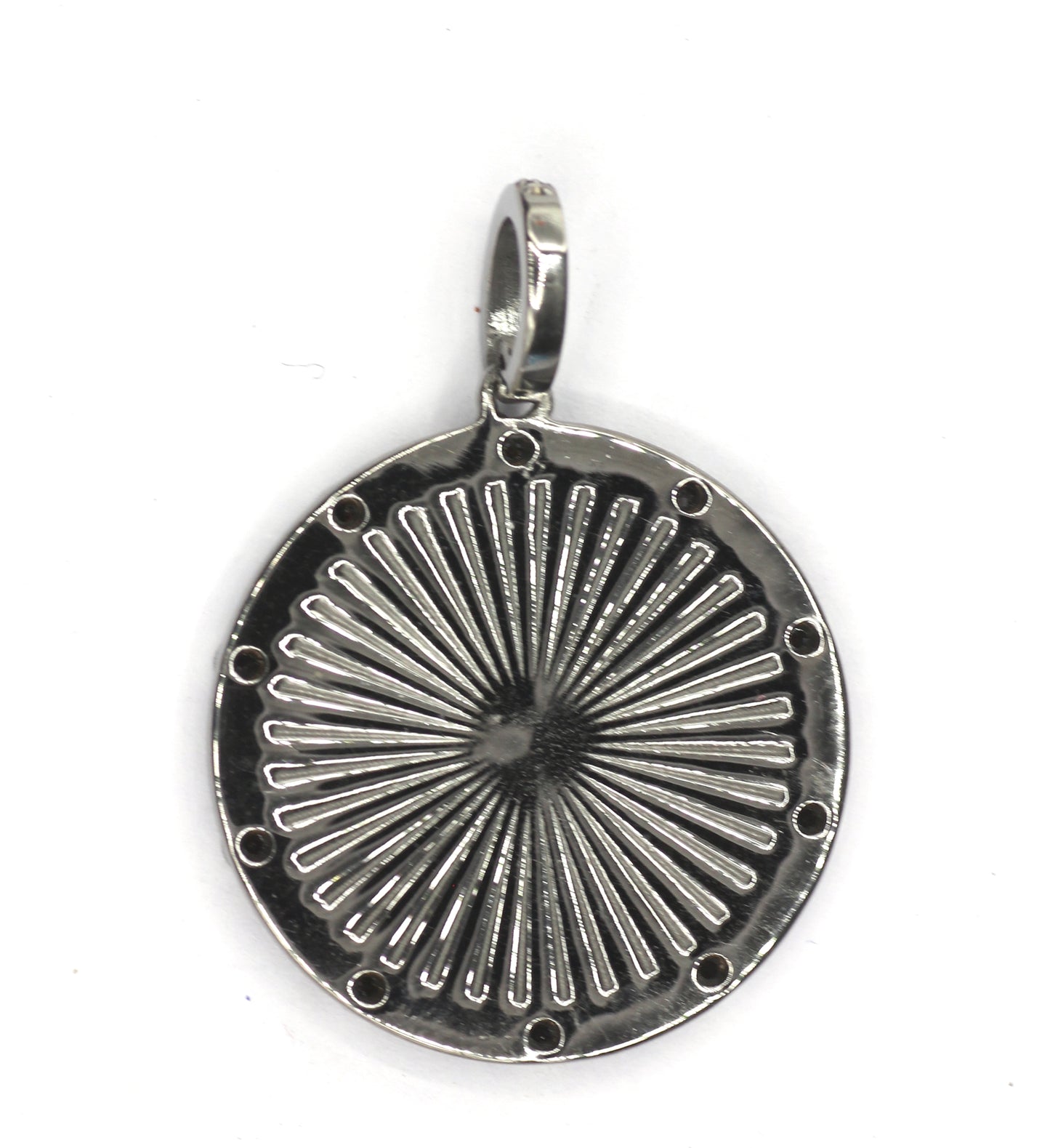 Dragonfly Silver Pave Diamond Pendant