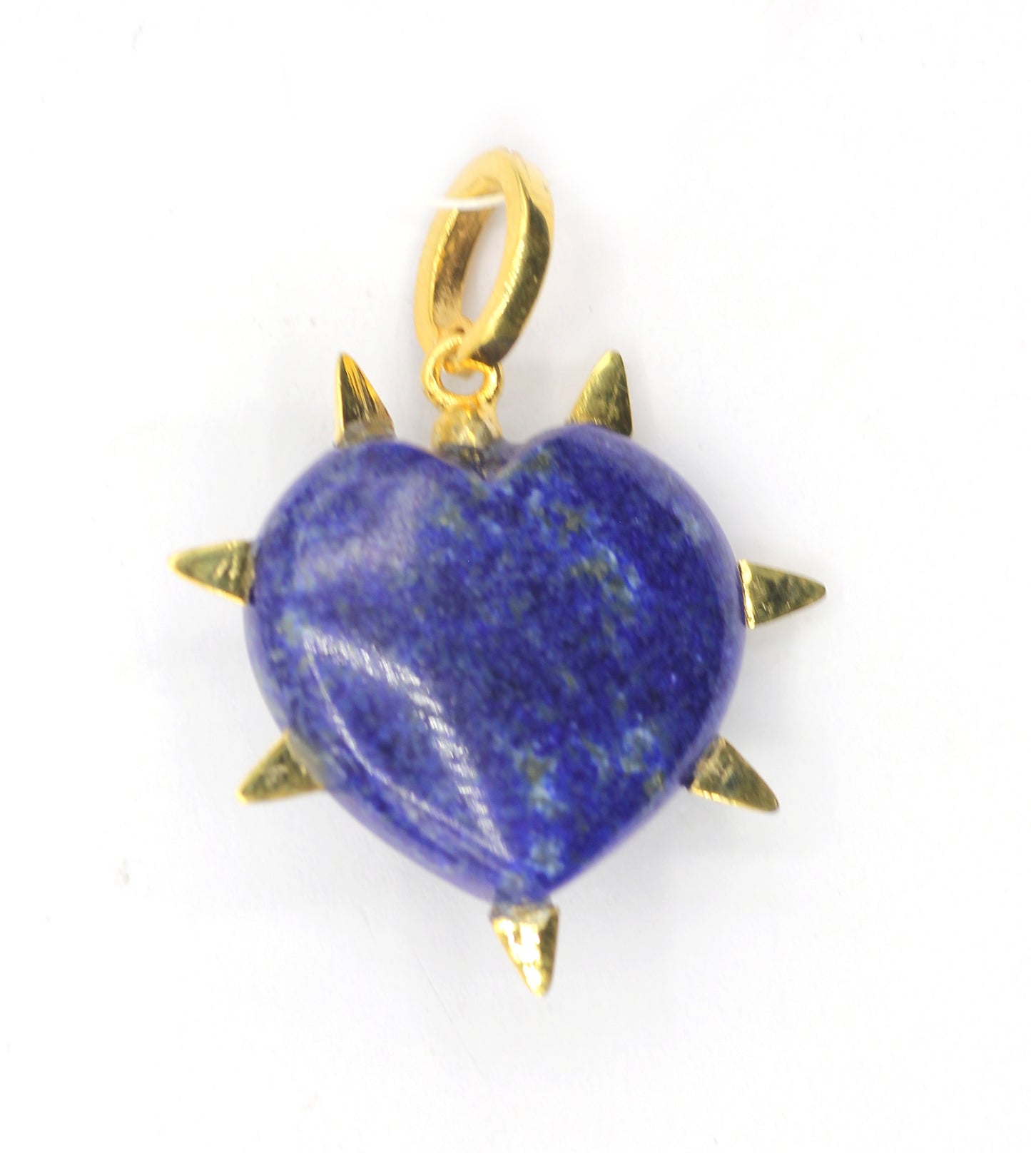 Lapis lazuli Pave Diamond Pendant