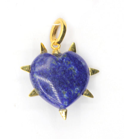 Lapis lazuli Pave Diamond Pendant