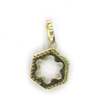 Silver Pave Diamond Pendant