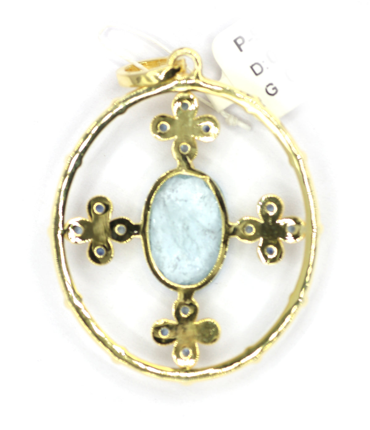 92.5 sterling silver Diamond pendant