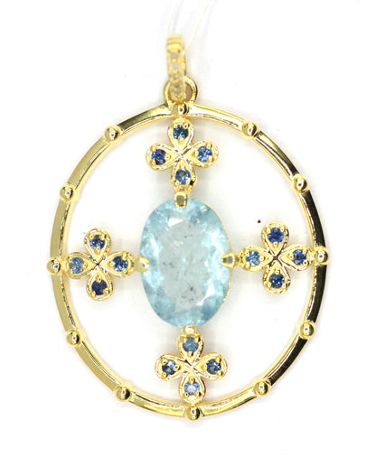 92.5 sterling silver Diamond pendant