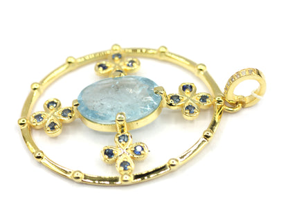 92.5 sterling silver Diamond pendant