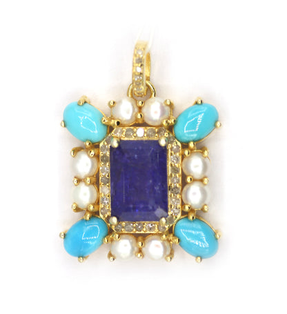 92.5 sterling silver Diamond pendant