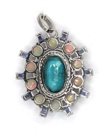 92.5 sterling silver Diamond pendant