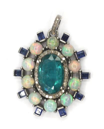 92.5 sterling silver Diamond pendant