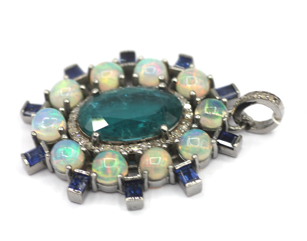 92.5 sterling silver Diamond pendant