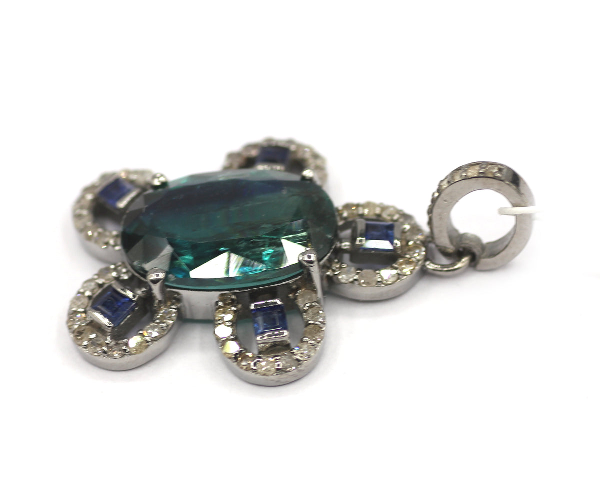 92.5 sterling silver Diamond pendant