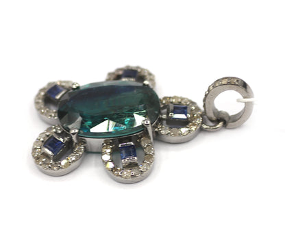 92.5 sterling silver Diamond pendant