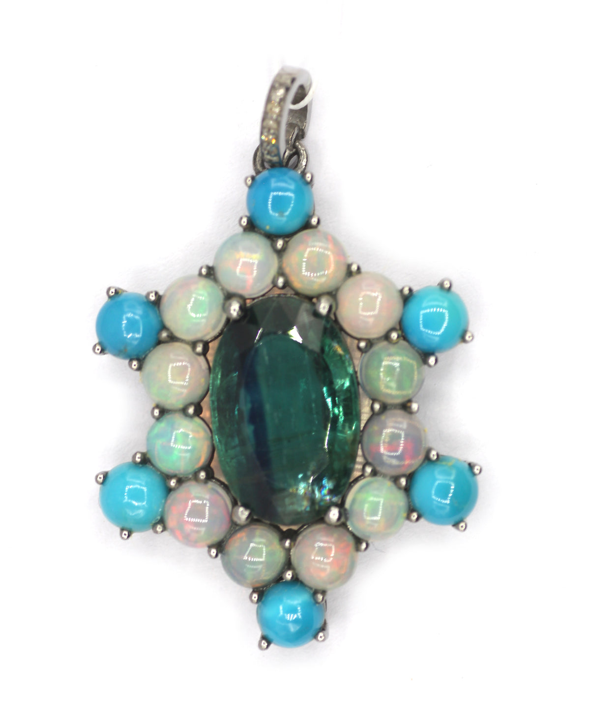 92.5 sterling silver Diamond pendant