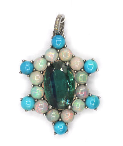 92.5 sterling silver Diamond pendant
