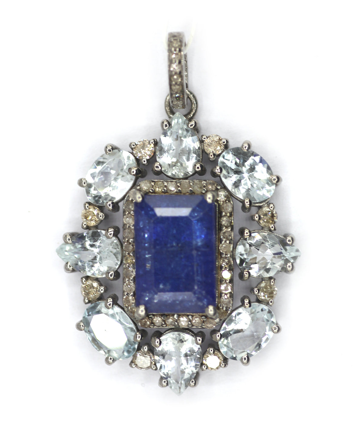 92.5 sterling silver Diamond pendant