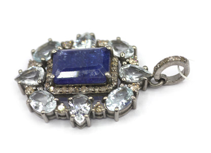 92.5 sterling silver Diamond pendant